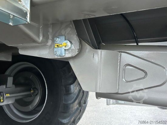 Savirremolkas Farmtech FARMTECH, TANDEM-SCHWERLAST-MULDENKIPPER GRAVIS 2000,  HYDR. HECKKLAPPE, HARDOX