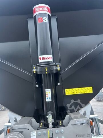 Savirremolkas Farmtech FARMTECH, TANDEM-SCHWERLAST-MULDENKIPPER GRAVIS 2000,  HYDR. HECKKLAPPE, HARDOX