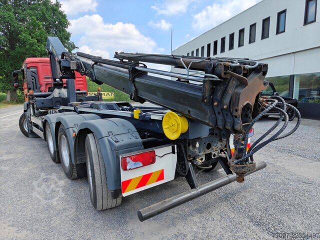  MAN TGS 35.440 8x4 tridem hooklift + Crane Palfinge...