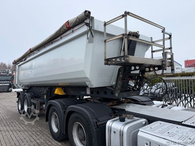 Naczepa wywrotka SCHMITZ CARGOBULL SKI 18/Kippmulde Stahl-Stahl/2-Achsen/Luft-Lift