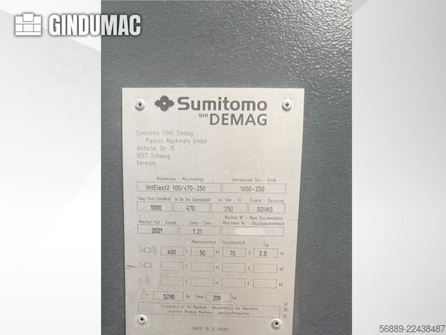  SUMITOMO SHI DEMAG IntElect2 100/470-250