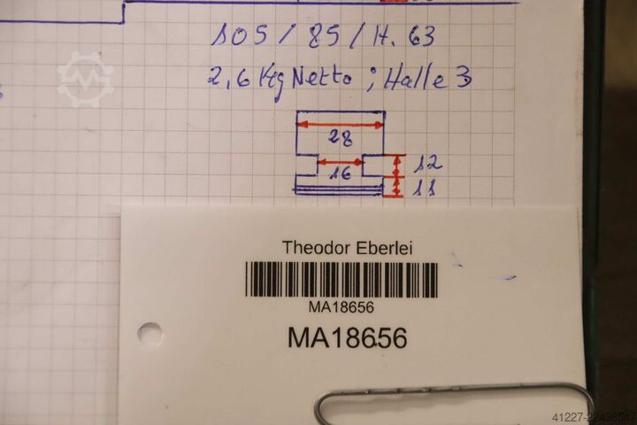 Utbytbara käftar unbekannt Breite 28 mm