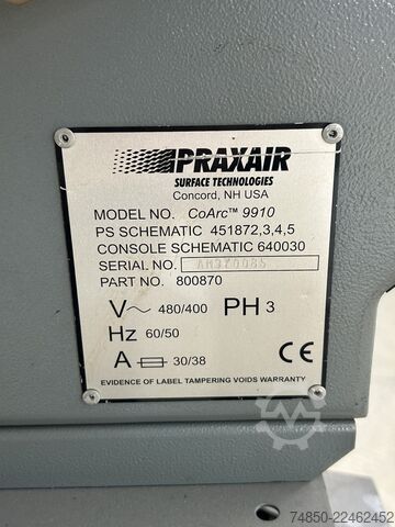 TAFA TCV 400 metāla izsmidzināšanas iekārta TAFA TCV 400