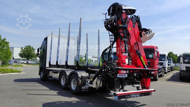 Timber transporter Volvo FH 540 6x4 BL  Kurzholz-LKW Kran nach Wahl