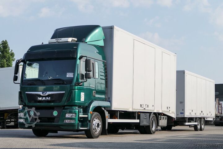 Φορτηγό μεταφοράς αυτοκινήτων MAN TGM 15.290 geschloss. Autotransp. Komplettzug