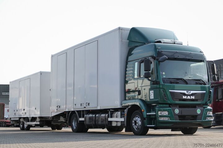 Φορτηγό μεταφοράς αυτοκινήτων MAN TGM 15.290 geschloss. Autotransp. Komplettzug