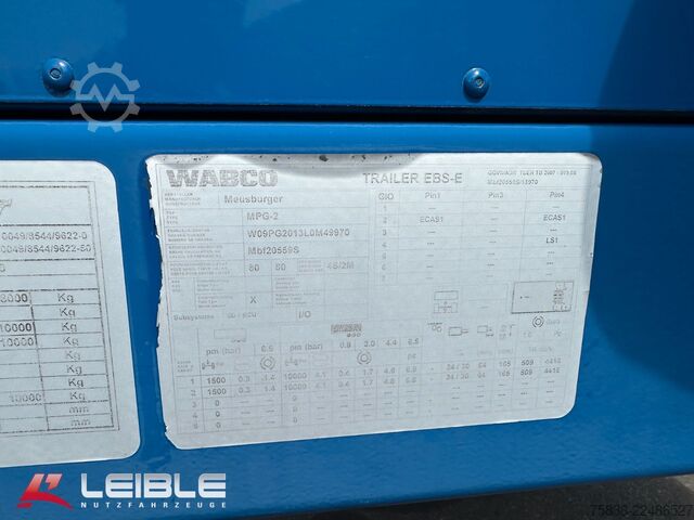 กึ่งพ่วงพื้นต่ำ MEUSBURGER MPG-2*hydr. Lenkung*Tiefbett 7100mm*