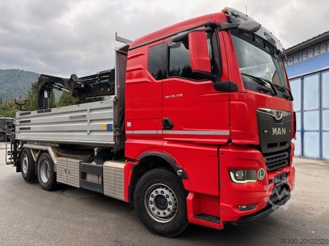 Камион-самосвал MAN TGX 26.470 Kipper+HIAB 192