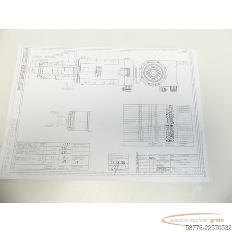 Komponentti Weiss 178377 Schleifspindel 21kw / 7000 U/min = 0002    !