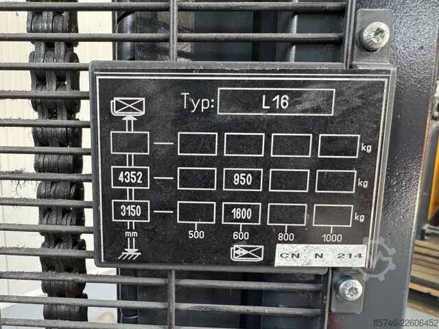 L 16 * デモ * Atex EX * Proplan 3G / Z2 * トリプレックスFFL * 新品バッテリー！！ LINDE L 16 * DEMO * Atex EX * Proplan 3G / Z2 * Triplex FFL * NEW battery !!
