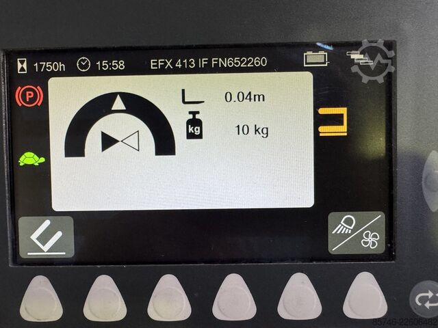EFX 413 X + i * ワイヤーガイド付き！！トリプレックスFFL！！新品バッテリー！！ JUNGHEINRICH EFX 413 X + i * with Wire Guidance !! Triplex FFL !! NEW battery !!