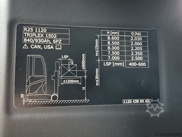 R 25 * Full cabin!! Triplex FFL!! DEMO!!! LINDE R 25 -  * FULL cabin !! Triplex FFL !! DEMO !!!