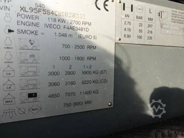 Cestný zametací stroj Ravo 540 EURO5