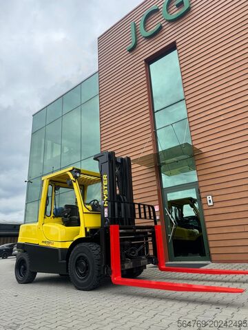 4-wheel forklift Hyster H 5.0FT/Positioner+sideshift/ 3662 hours