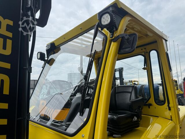 4-wheel forklift Hyster H 5.0FT/Positioner+sideshift/ 3662 hours