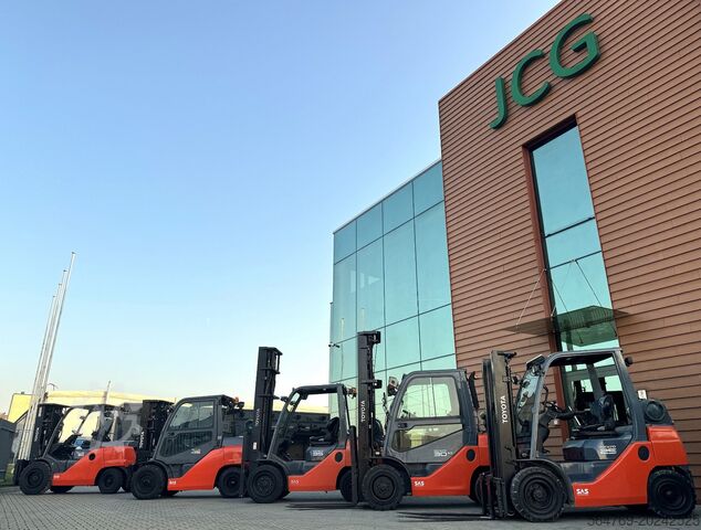 4-wheel forklift Jungheinrich DFG45/Positioner+sideshift/Air condition