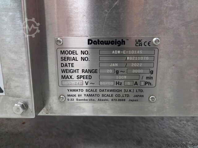 멀티헤드 계량기 Yamato Dataweigh ADW-E-1014S 14-Head Weigher