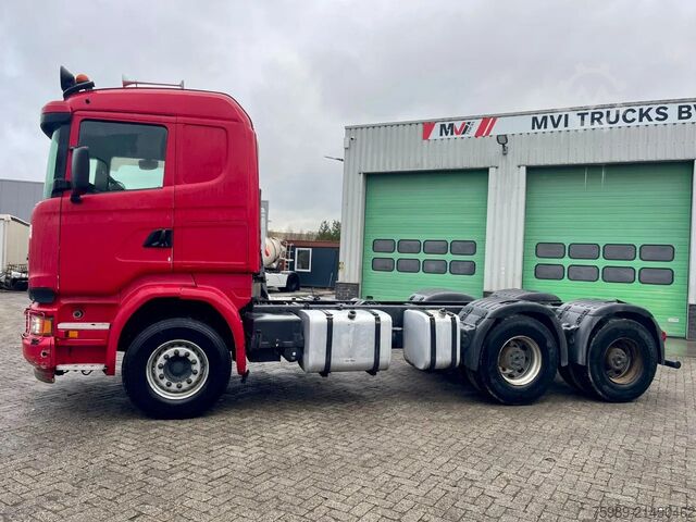 Chassis com cabina Scania R580 V8 6x4, RETARDER, 614915 km FULL SPRING!  ...