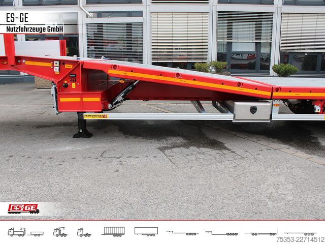 Low loader semitrailer FAYMONVILLE Multimax Plus Satteltieflader Hebebett