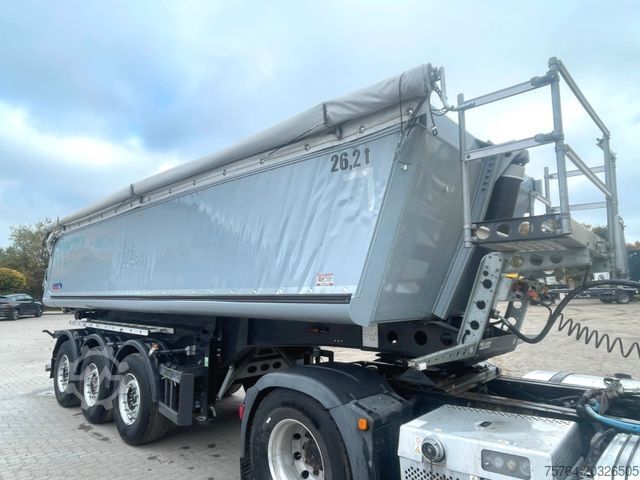 Kippers oplegger SCHMITZ CARGOBULL 25m³ Alu Kippauflieger / Unfallschaden