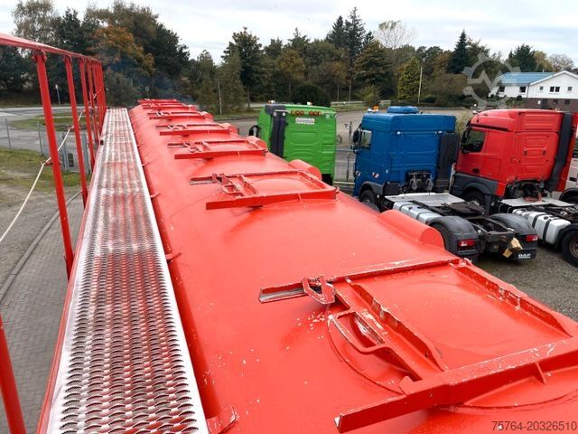半挂车筒仓  51m³ Heitling Siloauflieger / Gelenkt / 7 Kammer