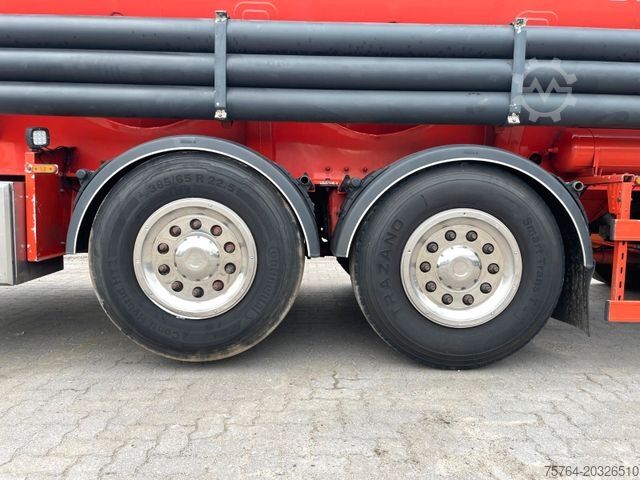 半挂车筒仓  51m³ Heitling Siloauflieger / Gelenkt / 7 Kammer