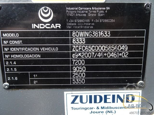 Autobus za međugradski prevoz IVECO Indcar Wing 28 Sitze EURO 5 Neuer Motor