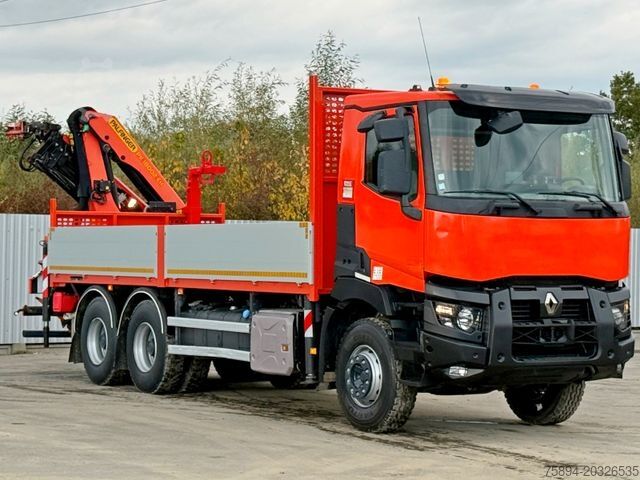 Кран монтиран на камион RENAULT C430 * PALFINGER PK 18002 - EHC + FUNK/ 6x4