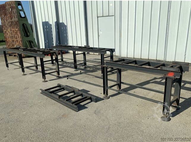 鋸用ローラーサポート Table d'amenage à rouleaux pour scie 