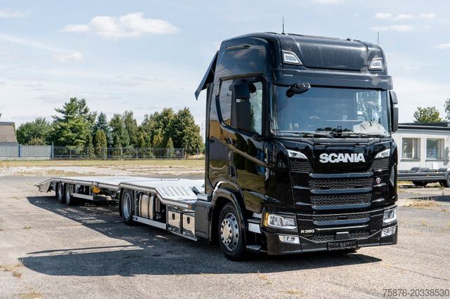 Камион за превоз на автомобили SCANIA R380 Autotransporter für 3 PKW's