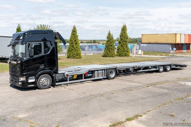 Камион за превоз на автомобили SCANIA R380 Autotransporter für 3 PKW's