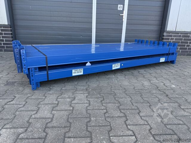 2,700 mm / channel: 110 x 50 mm / blue / 5 HP BITO PRO Palettenregaltraverse Traverse Regal
