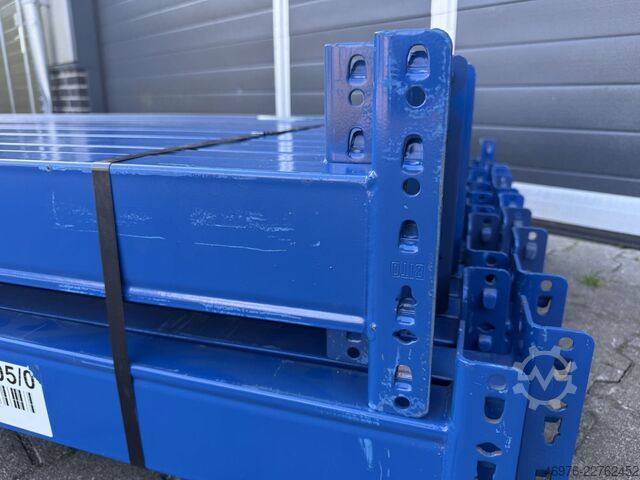 2,700 mm / channel: 110 x 50 mm / blue / 5 HP BITO PRO Palettenregaltraverse Traverse Regal