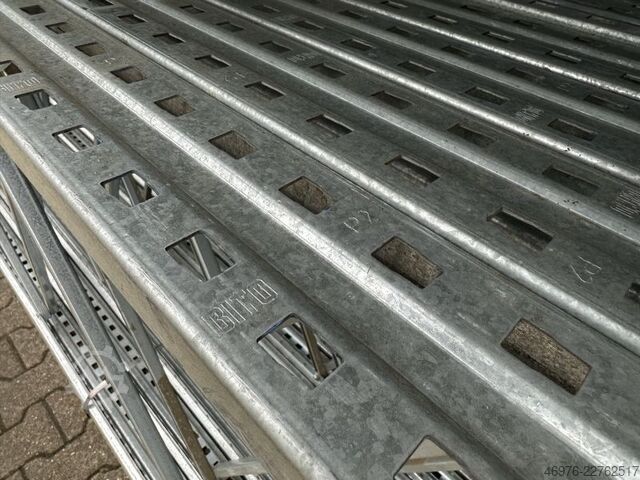 4,000 x 1,100 מ"מ / P2 - 90 x 65 x 1.75 מ"מ BITO PRO Palettenregalständer Regalständer Regal