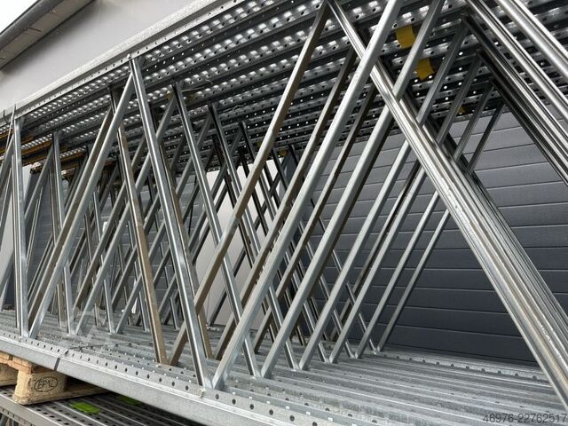 4,000 x 1,100 מ"מ / P2 - 90 x 65 x 1.75 מ"מ BITO PRO Palettenregalständer Regalständer Regal