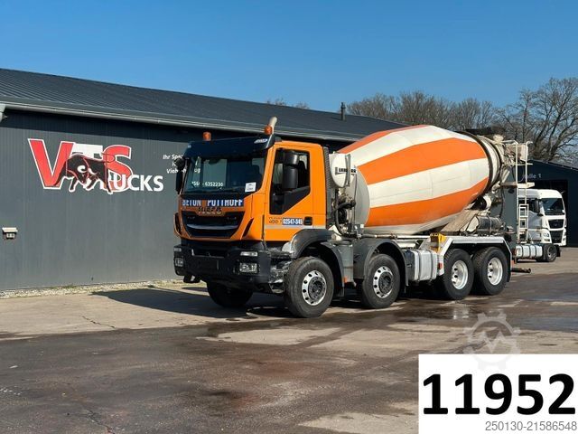 Betongblandarbilar IVECO AD 340 8x4 BB Liebherr HTM 904 Betonmischer 9m³