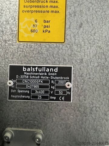 Screen printing machine Balsfulland CNC 1000