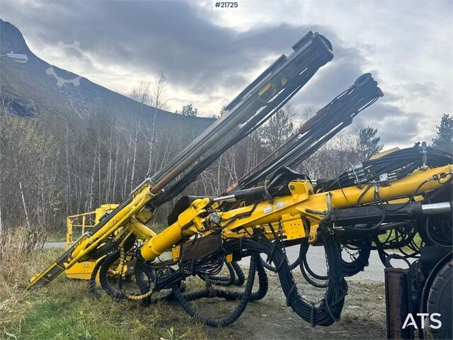 Construction equipment Atlas Copco Boomer MC2 Tunnel Boring Rig.