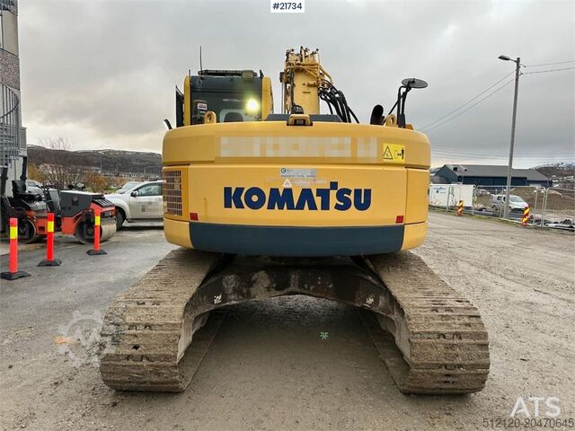 Crawler excavator Komatsu PC228USLC-8 excavator w/ 3 buckets and tiltrotator