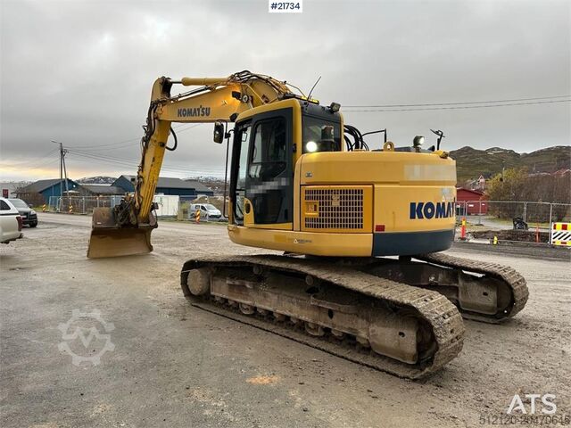 Crawler excavator Komatsu PC228USLC-8 excavator w/ 3 buckets and tiltrotator