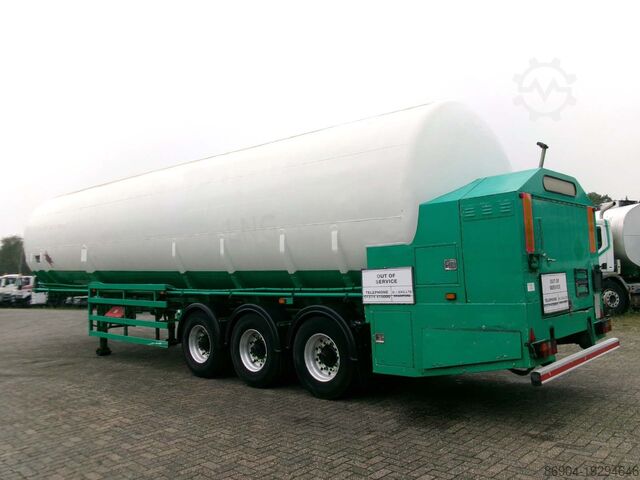 Rơ moóc xe tăng M1 Engineering LNG Methan Gas Cryogenic Semi-trailer