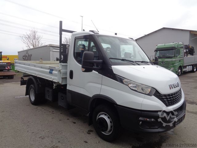 Truk pikap bak dump IVECO Daily 70C18 Meiller Kipper Klima 2 x AHK RFK