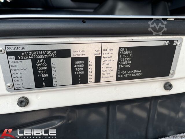 Trattore stradale standard SCANIA R 450 LA4x2MNA*Hydraulik*Standklima*Tank 1000L*