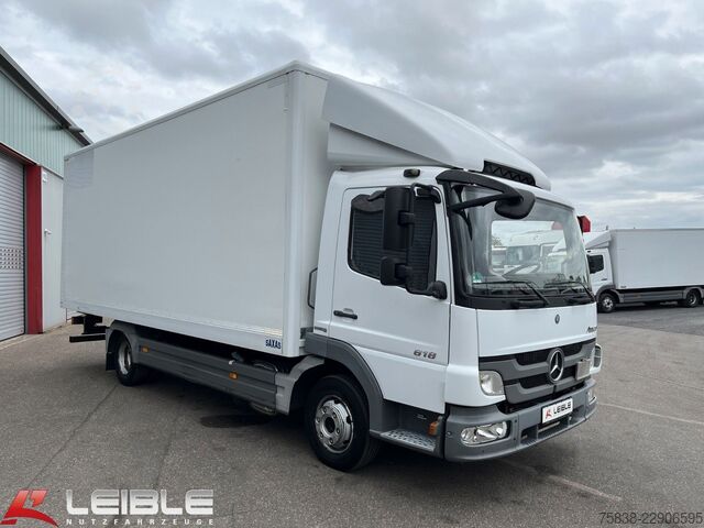 Furgone chiuso MERCEDES-BENZ Atego 818 L*S-Kabine*SAXAS-Koffer*3 Sitzer*Klima
