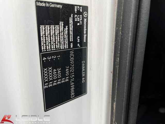 Furgone chiuso MERCEDES-BENZ Atego 818 L*S-Kabine*SAXAS-Koffer*3 Sitzer*Klima