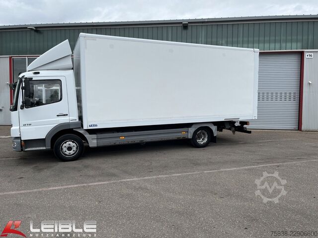 Furgone chiuso MERCEDES-BENZ Atego 818L*SAXAS-Koffer*S-Kabine*3 Sitzer*
