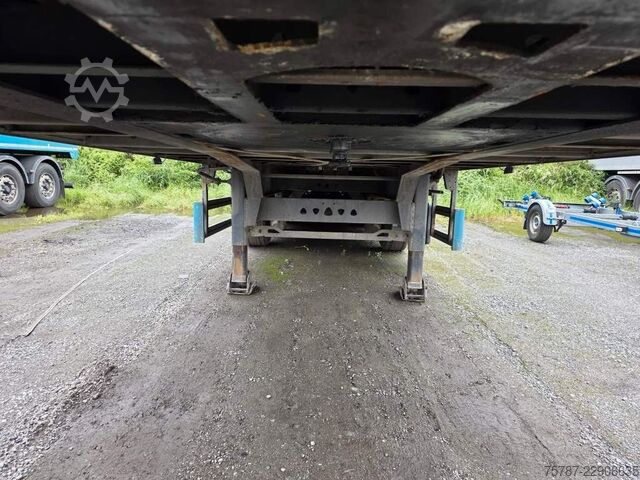 Semirimorchio con pianale mobile REISCH 65 cbm Schubboden, BPW Trommel, Kornschieber
