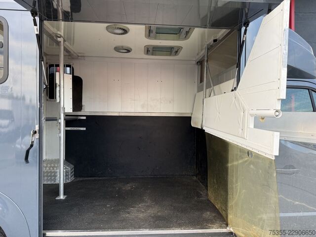 Trasportatore di bestiame RENAULT Master 125 2.3dci Sattelkammer KlimaKameraLeder