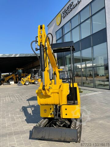 Máy xúc mini GG1100 3 xi lanh Kubota Gunter grossmann GG1100 3 cilinder kubota