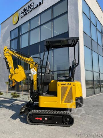 GG1100 mini bager 3 cilindra Kubota Gunter grossmann GG1100 3 cilinder kubota
